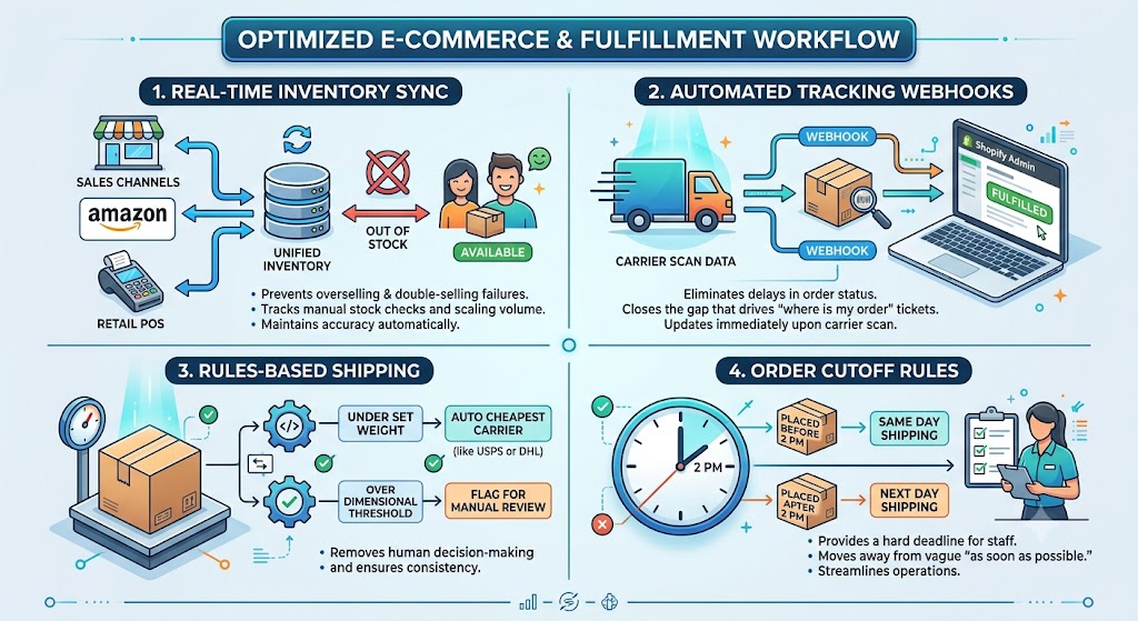 Shopify Shipping and Fulfillment Workflow