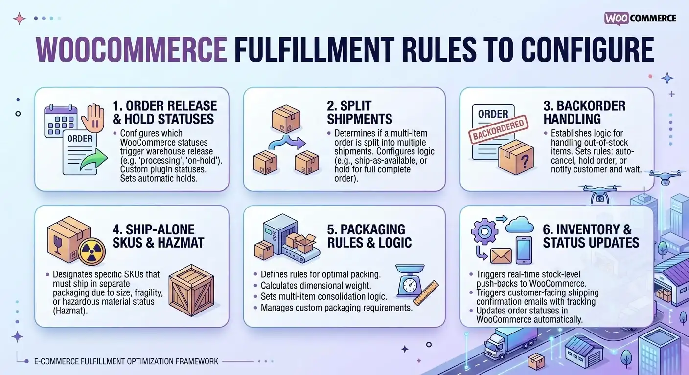 WooCommerce Fulfillment Rules to Configure
